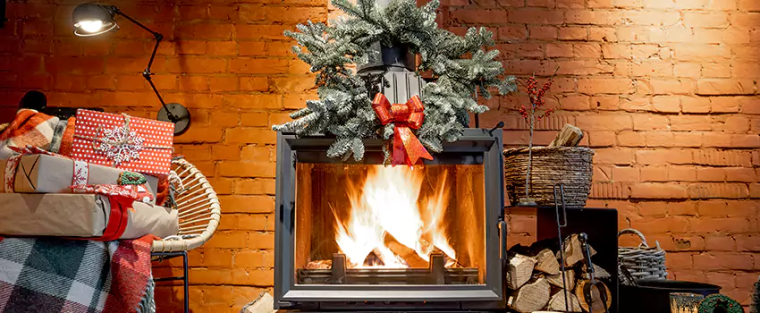 Travis Industries Linear Gas Fireplace Installation in Fort Hunt, Virginia