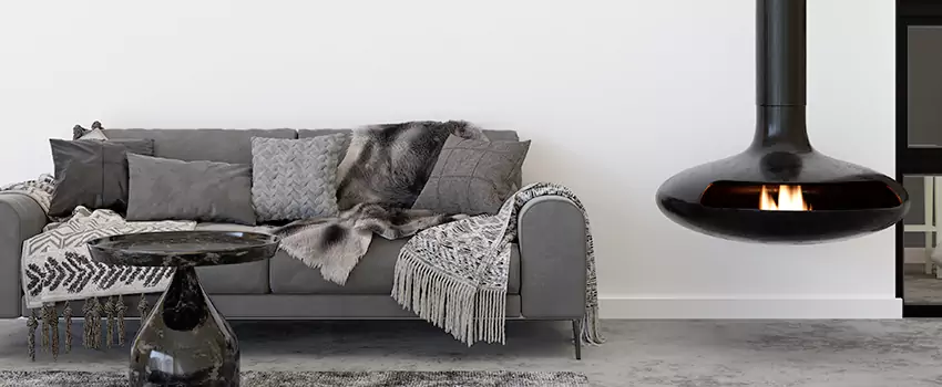 Circular Hanging Fireplace Installation Services in Fort Hunt, VA