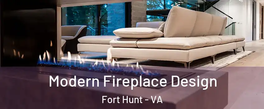 Modern Fireplace Design Fort Hunt - VA